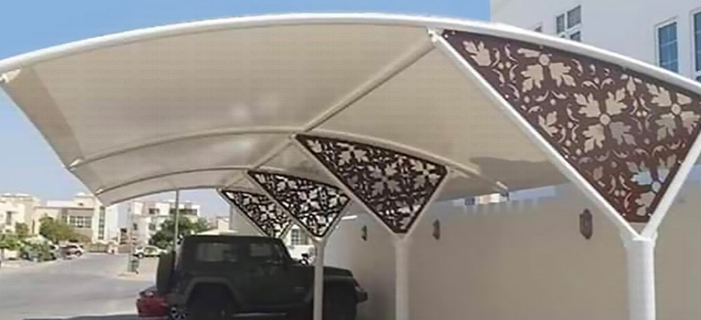 تفصيل وتركيب مظلات السيارات من الحديد والألومنيوم والشبك الكوري