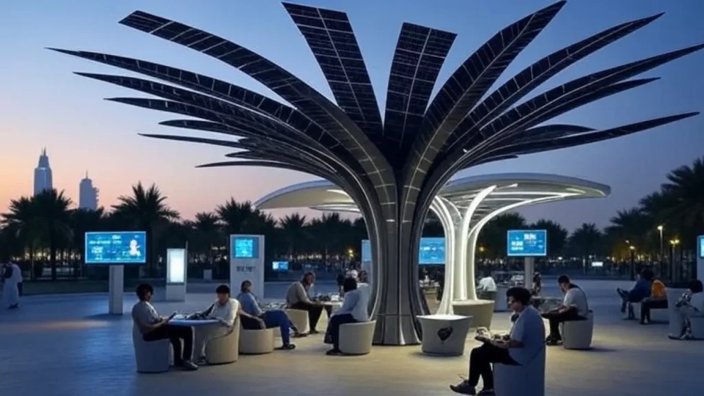 إضاءة اللاندسكيب بالطاقة الشمسية الصديقة للبيئة