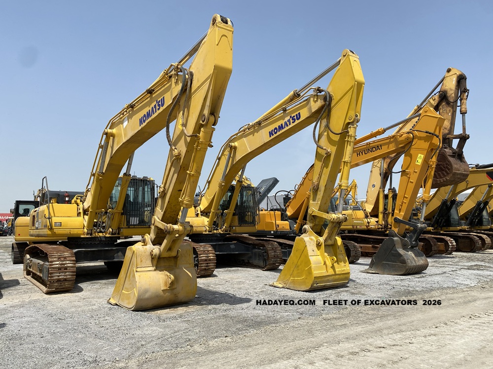 Excavators Fleet